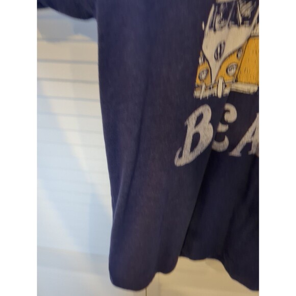 Next Level Graphic T Shirt Mens XL Cotton Blend "Take Me To The‎ Beach" Blue - Picture 4 of 10